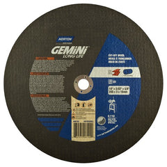 10″ × 0.09375″ × 5/8″ Gemini Stationary Saw Cut-Off Wheel Aluminum Oxide - Exact Tool & Supply