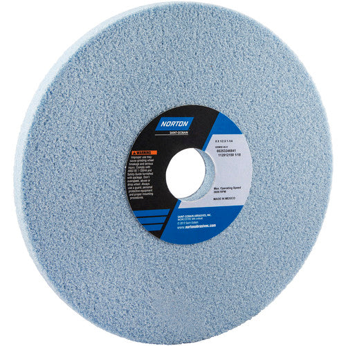 ‎8″ × 1/2″ × 1-1/4″ Gemini Toolroom Wheel Type 01 Straight 46 Grit Aluminum Oxide - Exact Tool & Supply
