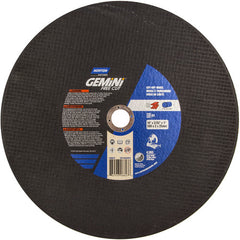 14″ × 3/32″ × 1″ Gemini Chopsaw Cut-Off Wheel Aluminum Oxide - Exact Tool & Supply