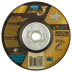 ‎5″ × 1/4″ × 5/8″-11 - T27 - Quantum 3 Depressed Center Wheel - Exact Tool & Supply