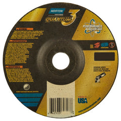 6″ × 1/4″ × 7/8″ - T27 - Quantum 3 Depressed Center Wheel - Exact Tool & Supply