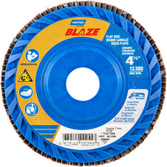 ‎4-1/2″ × 1/4″ × 7/8″ SG Blaze R980P Flap Disc Type 27 Flat 80 Grit - Exact Tool & Supply