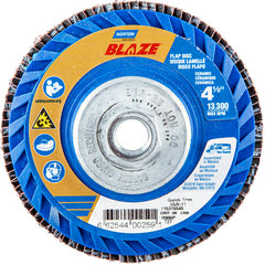 ‎4-1/2″ × 1/4″ × 5/8″ SG Blaze R980P Flap Disc Type 27 Flat 80 Grit - Exact Tool & Supply