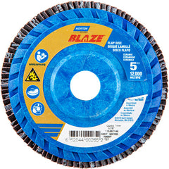 5″ × 1/4″ × 7/8″ SG Blaze R980P Flap Disc Type 27 Flat 80 Grit - Exact Tool & Supply