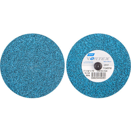3″ × 1/4″ Vortex Unified Wheel 7AM Type TR/lll Aluminum Oxide - Exact Tool & Supply