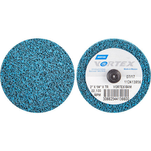 2″ × 1/4″ Vortex Unified Wheel 5AM Type TR/lll Aluminum Oxide - Exact Tool & Supply