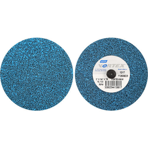 3″ × 1/4″ Vortex Unified Wheel 5AM Type TR/lll Aluminum Oxide - Exact Tool & Supply