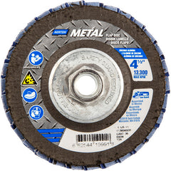 ‎4-1/2 × 5/8 - 11″ Metal Fiberglass Conical Flap Disc Type 29 P36 Grit R828 Zirconia Alumina - Exact Tool & Supply