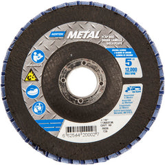 5″ × 1/4″ × 7/8″ Metal Flap Disc Type 29 Conical 60 Grit Zirconia Alumina - Exact Tool & Supply