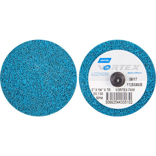 2″ × 1/4″ Vortex Unified Wheel 7AM Type TR/lll Aluminum Oxide - Exact Tool & Supply