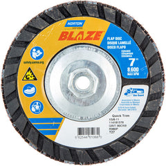 7″ × 1/4″ × 5/8″ SG Blaze R980P Flap Disc Type 27 Flat 80 Grit - Exact Tool & Supply