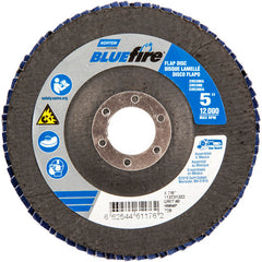 5 × 7/8″ BlueFire Fiberglass Conical Flap Disc Type 29 P40 Grit R884P Zirconia Alumina - Exact Tool & Supply