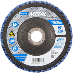 6 × 7/8″ Metal Fiberglass Conical Flap Disc Type 29 P40 Grit R828 Zirconia Alumina - Exact Tool & Supply
