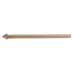 5/32″ 11/64″ - Electroplated CBN Mandrel-100 Grit-60 Included Angle - Exact Tool & Supply