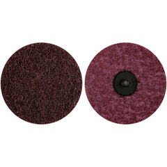 4″ STE VS Non Woven Quick Change Disc Type TR/III 120 Grit Medium Aluminum Oxide - Exact Tool & Supply
