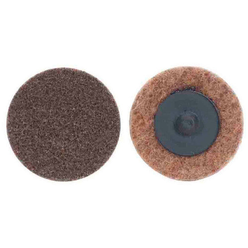 4″ STE VS Non Woven Quick Change Disc Type TR/III 80 Grit Coarse Aluminum Oxide - Exact Tool & Supply
