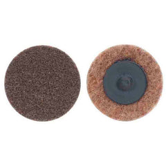 4″ STE VS Non Woven Quick Change Disc Type TR/III 80 Grit Coarse Aluminum Oxide - Exact Tool & Supply