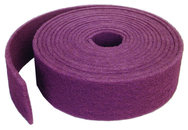 4'' x 30 ft. - Maroon - Aluminum Oxide Very Fine Grit - Bear-Tex Clean & Blend Roll - Exact Tool & Supply