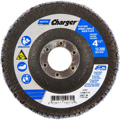 ‎4-1/2″ × 1/4″ × 7/8″ Charger R822 Flap Disc Type 29 Conical 36 Grit - Exact Tool & Supply