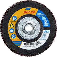 ‎5″ × 5/8″-11 60 Grit Type 27 Blaze Flap Disc - Exact Tool & Supply