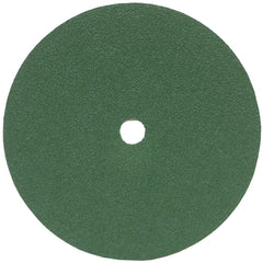 7″ × 1/4″ × 7/8″ GreenLyte Plus SG F986 Fiber Disc 50 Grit Ceramic Alumina - Exact Tool & Supply