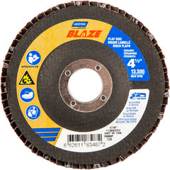 ‎4-1/2 × 7/8″ Blaze Fiberglass Conical Flap Disc Type 29 40 Grit R980P Premium Ceramic Alumina - Exact Tool & Supply
