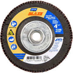 ‎4-1/2″ × 1/4″ × 5/8″ SG Blaze R980P Flap Disc Type 29 Conical 80 Grit - Exact Tool & Supply
