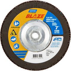7″ × 1/4″ × 5/8″ SG Blaze R980P Flap Disc Type 29 Conical 80 Grit - Exact Tool & Supply