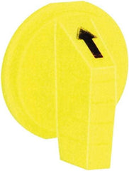 Schneider Electric - 30mm, Yellow, Selector Switch Operating Knob - For Use with Selector Switch - Exact Tool & Supply
