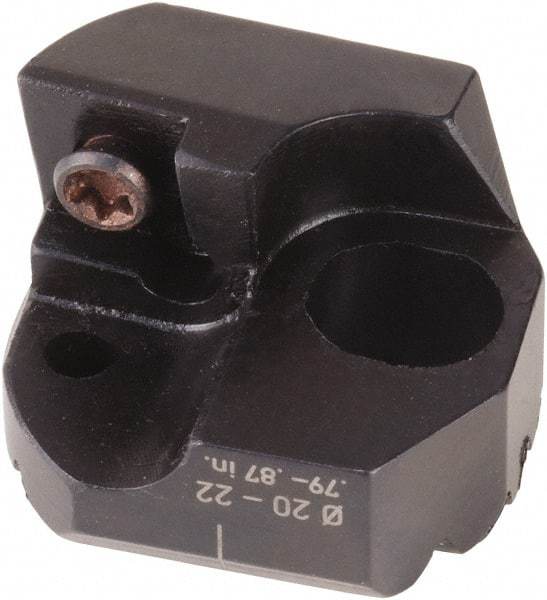 WOHLHAUPTER - Neutral Cut, 28mm Min Bore Diam, Size F101 Modular Boring Cutting Unit Head - 3.307" Max Bore Depth, Through Coolant, Compatible with CCMT06 - Exact Tool & Supply