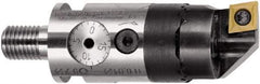 WOHLHAUPTER - 15mm Body Diam, Manual Single Cutter Boring Head - 5/8" to 20.1mm Bore Diam, 15.88mm Bar Hole Diam - Exact Tool & Supply