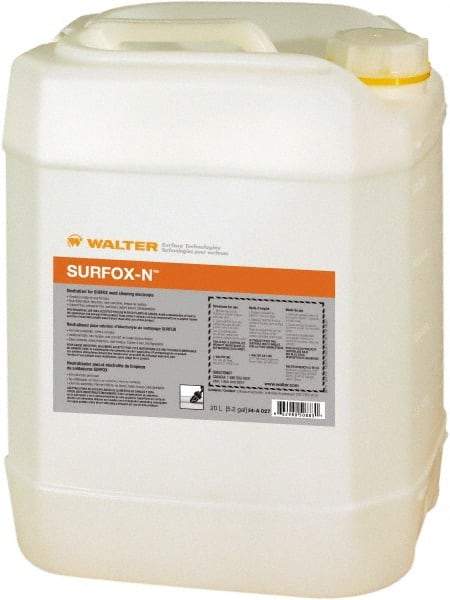 WALTER Surface Technologies - 5.3 Gallon, TIG Welder Neutralizer - For Use with All Surfox - Exact Tool & Supply