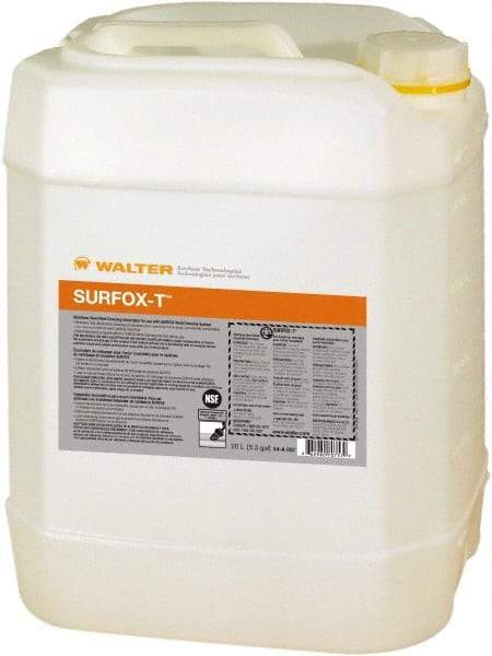 WALTER Surface Technologies - 5.3 Gallon, TIG Welder Electrolyte Solution - For Use with Surfox 104 or 204 - Exact Tool & Supply