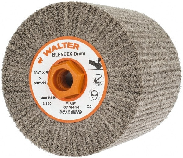 WALTER Surface Technologies - 4-1/2 x 4" Unmounted Flap Wheel - Exact Tool & Supply