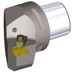 Kennametal - NG4L Insert, 65mm Head Length, Modular Grooving Cutting Unit Head - Left Hand Cut, System Size PSC63, Through Coolant, Series Top Notch - Exact Tool & Supply