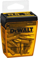 DeWALT - #2, Tip Phillips Screwdriver Bit - 1/4" Drive, 1" OAL - Exact Tool & Supply