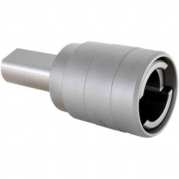 Techniks - 1-1/2" Straight Shank Diam Rigid Tapping Adapter - 1/2 to 1-3/8" Tap Capacity, 3.44" Projection - Exact Tool & Supply