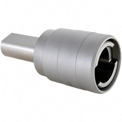 Techniks - 1" Straight Shank Diam Rigid Tapping Adapter - 3/8 to 7/8" Tap Capacity, 2-1/2" Projection - Exact Tool & Supply