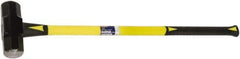 Ability One - 12 Lb Head, 48" Long Sledge Hammer - Steel Head, Fiberglass Handle with Grip - Exact Tool & Supply