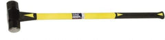 Ability One - 8 Lb Head, 32" Long Sledge Hammer - Steel Head, Fiberglass Handle with Grip - Exact Tool & Supply