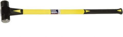 Ability One - 6 Lb Head, 32" Long Sledge Hammer - Steel Head, Fiberglass Handle with Grip - Exact Tool & Supply