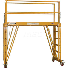Tele-Tower - Scaffolding; Type: Tower Scaffold ; Section: Base ; Length (Feet): 8.000 ; Height (Feet): 11 ; Load Capacity (Lb.): 550.000 - Exact Tool & Supply