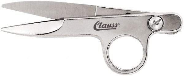 Clauss - 1" Length of Cut, Straight Pattern Thread Snip - 4-1/2" OAL - Exact Tool & Supply
