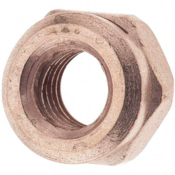 Value Collection - M10x1.50 Steel Washer Hex Nut - 10mm High, Copper Finish - Exact Tool & Supply