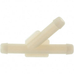 Value Collection - Nylon Y Automotive Vacuum Connector - 1/4 x 1/4 x 1/4" Fitting - Exact Tool & Supply