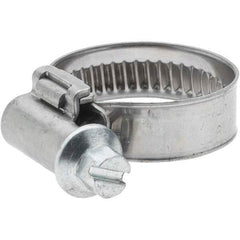 Value Collection - 16 to 25mm Diam, Stainless Steel Worm Drive Clamp - 9mm Wide - Exact Tool & Supply