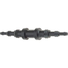Value Collection - Plastic Straight Automotive Vacuum Connector - 1/8 x 1/4 x 3/8" Fitting - Exact Tool & Supply