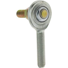 Value Collection - Male Spherical Rod End with Stud - 1/4-28, Steel with Teflon Raceway - Exact Tool & Supply