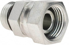 Parker - 3/4-16 SAE ORB Steel Hydraulic Hose Swivel - 5,000 psi, -8 Hose Size, 1/2" Hose Diam - Exact Tool & Supply