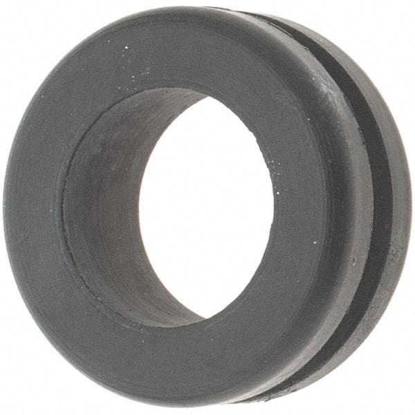 Value Collection - Grommet - Rubber, 1/2" Slot Diam x 1/16" Slot Width - Exact Tool & Supply